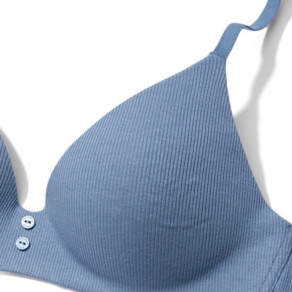 Victoria Secret- Love Cloud  Wireless T-Shirt Bra-32DDD & Matching Thong-XS - Picture 5 of 13